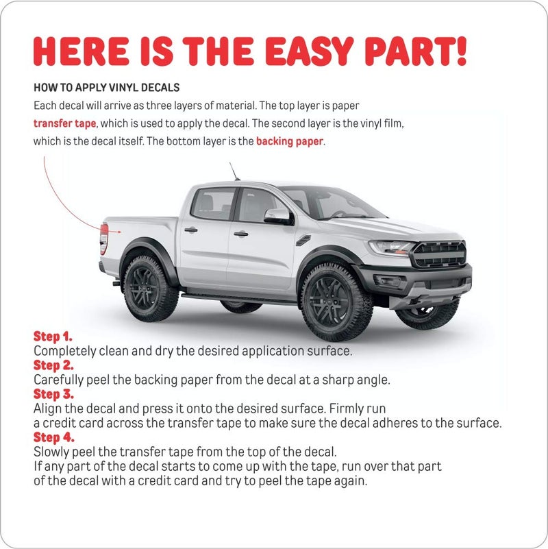GOLD HOOK Z71 Offroad Truck Decals - 2014-2018 Bedside Stickers (Set of 4) - Image 5